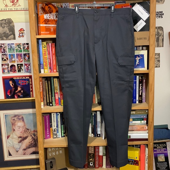 Red Kap Pants Red Kapmens Dark Gray Pleated Industrial Cargo Pants